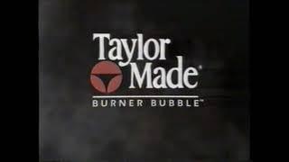 1995 Taylor Made Burner Bubble Shaft Golf Clubs Capture the power  TV Commercial