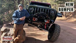 Gladiator Mojave gets a @rockhard4x4 bumper Jeep Gladiator Mods ep 100