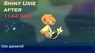 Live Shiny Uxie after 1144 SRs in Pokemon Ultra Moon