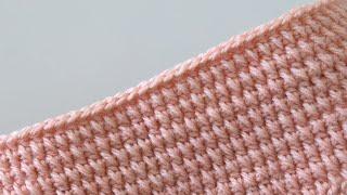 Easy Crochet Stitch For Beginners  Ideal For Blankets