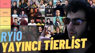 Ryio - Yayıncı Tier List Yapıyor @benryio