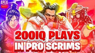 200IQ Plays To WIN APEX Legends MOBILE SCRIMS