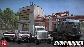 SnowRunner SEASON 9 DLC BUILDING THE NEW SERVICE CENTER & TUNING SHOP FULL GAMEPLAY