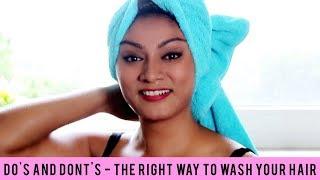 Dos and Donts The Right Way To Wash Your Hair  Tutorial  Ashtrixx