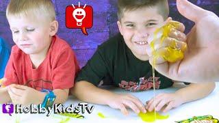 SLIME + Whats Inside UGGLY Toys? Insect Learning with HobbyKids