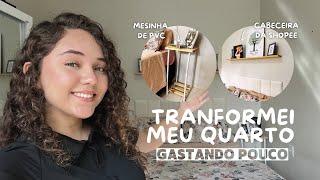 TRANSFORMAÇÃO NO QUARTO DE CASAL GASTANDO POUCO