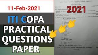 iti copa practical question paper 2021