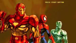 Marvel VS Capcom 2 Xbox 360 Arcade Mode as Iceman Spider-Man & Iron Man