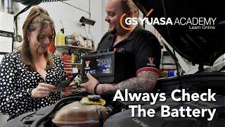 Always Check the Battery - GS Yuasa Academy - GYTV