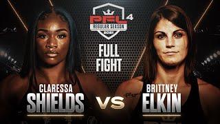 Claressa Shields vs Brittney Elkin  PFL 4 2021 HD FULL FIGHT