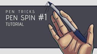 Pen Tricks Pen Spin #1 Tutorial