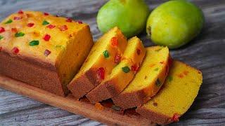 Mango Tutti Frutti Cake  Eggless & Without Oven  Mango Fruit Cake Recipe  Yummy