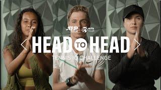 Tennis IQ Challenge  WTA and ATP players take on the A-Z challenge