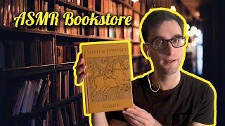 ASMR Bookstore Roleplay  Soft Speaking Page Turning Male ASMR