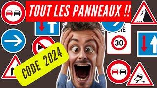 CODE DE LA ROUTE 2024 REUSSIR LE CODE  PANNEAUX