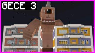 GECE SAAT 3TE TEPEGÖZÜN EVİNE GİRDİK  - Minecraft