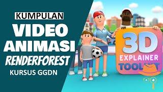 KUMPULAN VIDEO ANIMASI PEMBELAJARAN RENDERFOREST  KURSUS GGDN2