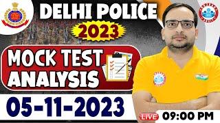 Delhi Police Constable 2023 Delhi Police 05 Nov Mock Test DP Mock Test Analysis By Ankit Sir