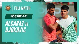 Djokovic vs Alcaraz 2023 Mens semi-final Full Match  Roland-Garros