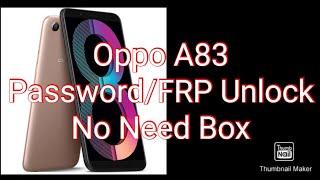 Oppo A83 Password Unlock Latest Security Unlock