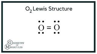 O2Oxygen lewis structure in Easy Steps