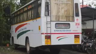 KERALA state road transport corporation - ksrtc - super deluxe air bus -kodungallor - kolloor - tata