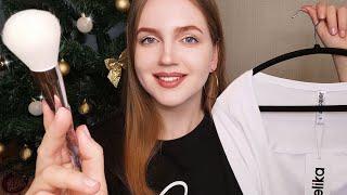 АСМР Образ и Макияж для Подруги • ASMR Doing Your Image and Makeup