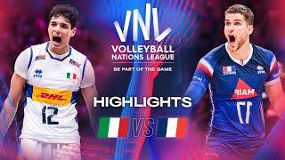  ITA vs.  FRA - Quarter Finals  Highlights  Mens VNL 2024