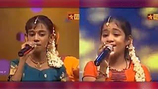 kannodu kanbathum song by srinisha Priyanka alka Ajith ️ airtel supersinger junior 2