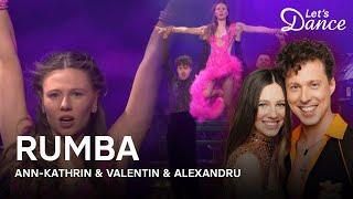 TRIO DANCE RUMBA von ANN-KATHRIN VADIM und ALEXANDRU  Show 10  Lets Dance 2024