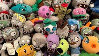 MY ENTIRE PLANTS VS. ZOMBIES PLUSH COLLECTION Happy Late 14th Anniversary Plants vs. Zombies