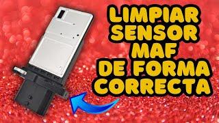 COMO LIMPIAR EL SENSOR MAF DE CUALQUIER AUTO  SENSOR DE FLUJO DE AIRE CAUDALIMETRO 