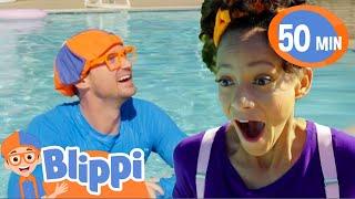 Sink or Float - Valentines Day  Educational Videos for Kids  Blippi and Meekah Kids TV