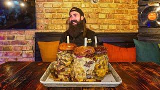 BREAK THE RECORD FOR THE MOST MEAT EVER EATEN TO BEAT THIS SWEDISH BURGER CHALLENGE  BeardMeatsFood