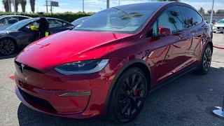 Tesla Model X Ultra RED MUST Have Upon Delivery ​⁠@DriveProtected ft. Easy Precut DIY PPF