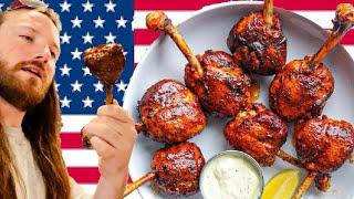 Trying Chicken Lollipops For The First Time