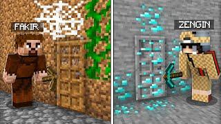 FAKİR MADEN KAPI VS ZENGİN MADEN KAPI  - Minecraft