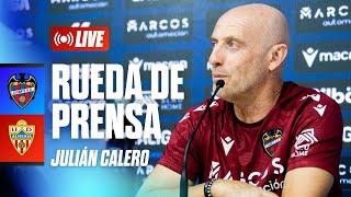 RUEDA DE PRENSA de Julián Calero previa al encuentro ante la UD Almería J7