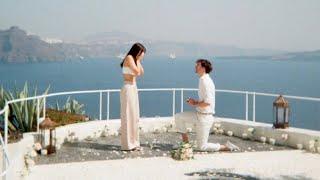 i got proposed to in Santorini 