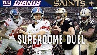 The Superdome Duel Giants vs. Saints 2015  NFL Vault Highlights