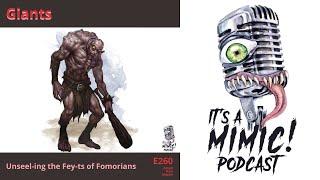 D&D 5e  Podcast  Monsters  Giants  Fomorians Deep Crawler Noble Fomorian Warlock of the Dark