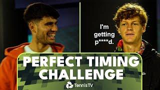 Who’s Got Perfect Timing? Alcaraz Sinner & More Attempt Latest Challenge