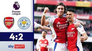 WAHNSINN im Emirates 2 Tore in der Nachspielzeit  Arsenal - Leicester City  Premier League 2425