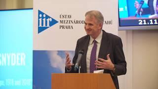 Timothy Snyder The Nation-State and Europe 1918 and 2018