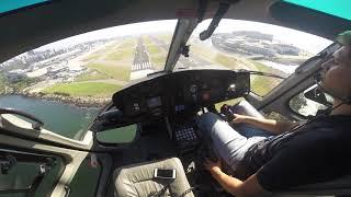 H125  Landing SBRJ - Santos Dumont Airport.