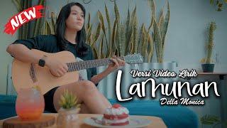 LAMUNAN - Della monica  Acoustic Version Versi Video Lirik