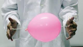 Needle Through a Balloon - Science Experiments for School Kids