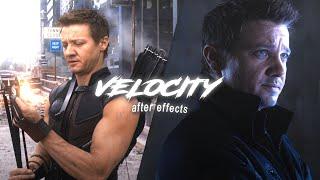 velocity  after effects