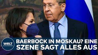 BAERBOCK IN MOSKAU Gespräch mit Lawrow? Eine Szene am Ende der Pressekonferenz sagt alles aus