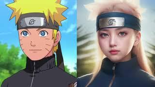 AI Naruto as Woman Realistic Transformations